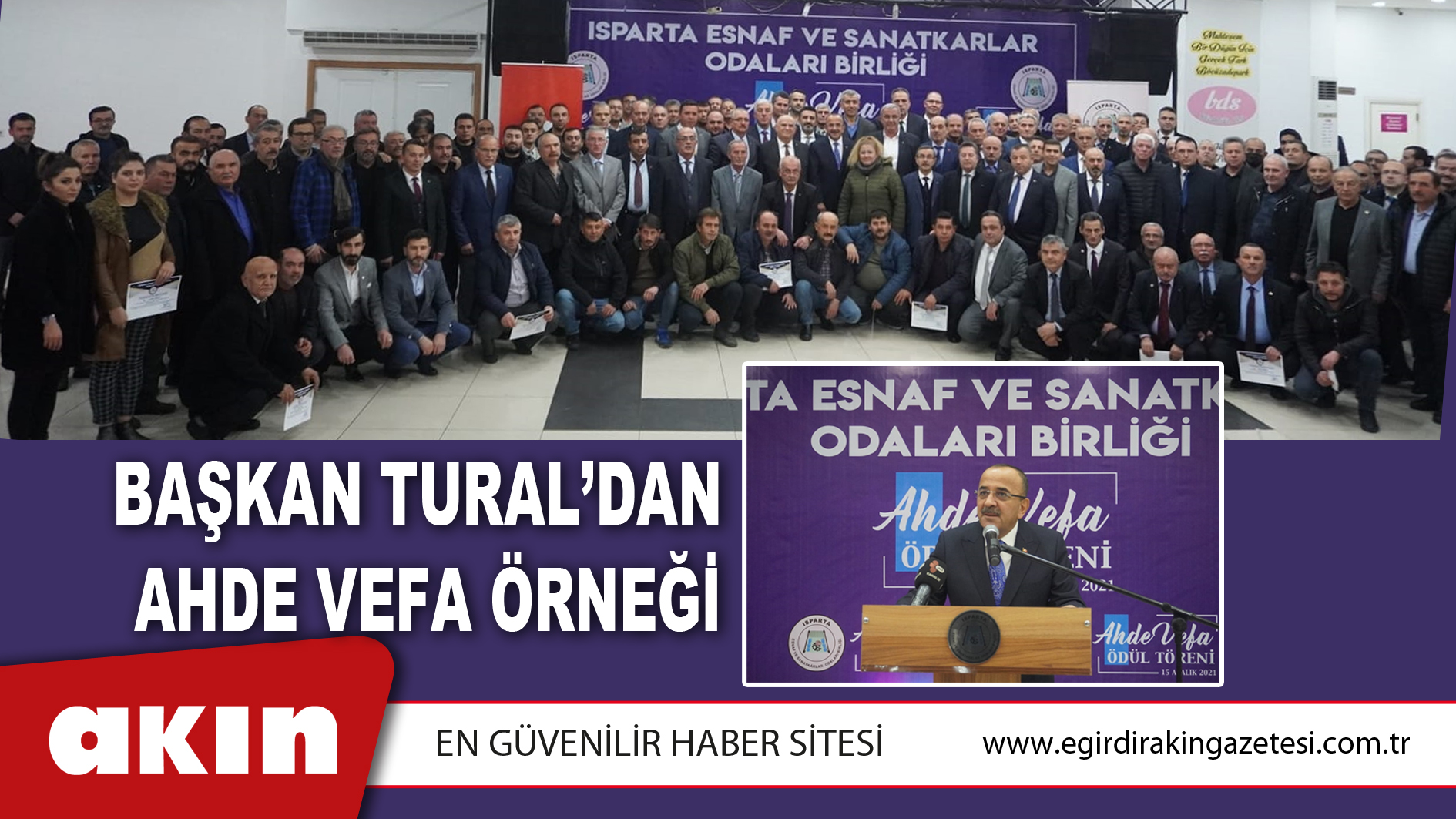 Başkan Tural’dan  Ahde Vefa Örneği