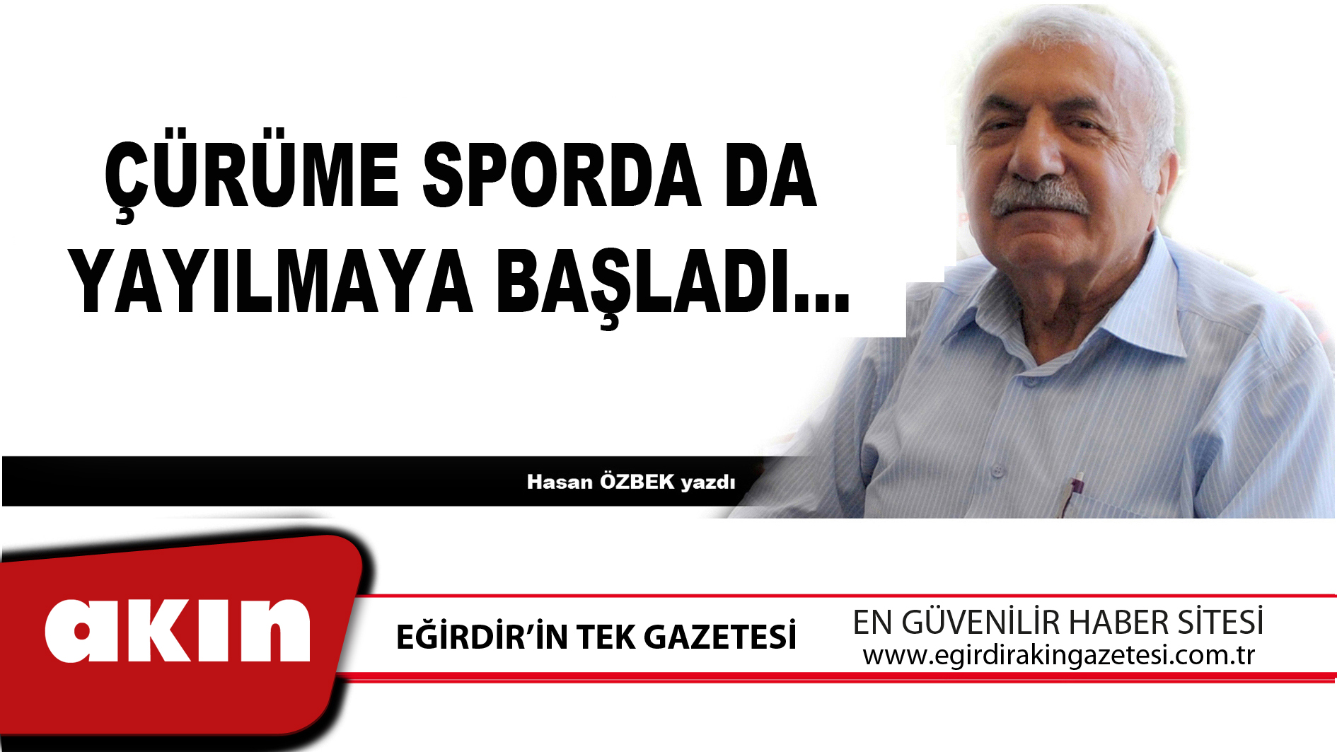ÇÜRÜME SPORDA DA YAYILMAYA BAŞLADI…