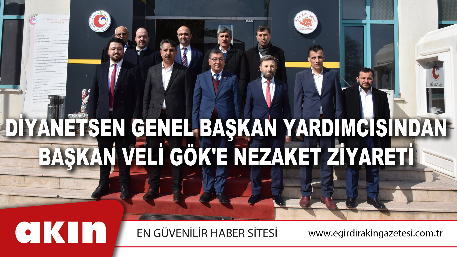 Diyanetsen Genel Başkan Yardımcısından Başkan Veli Gök'e Nezaket Ziyareti