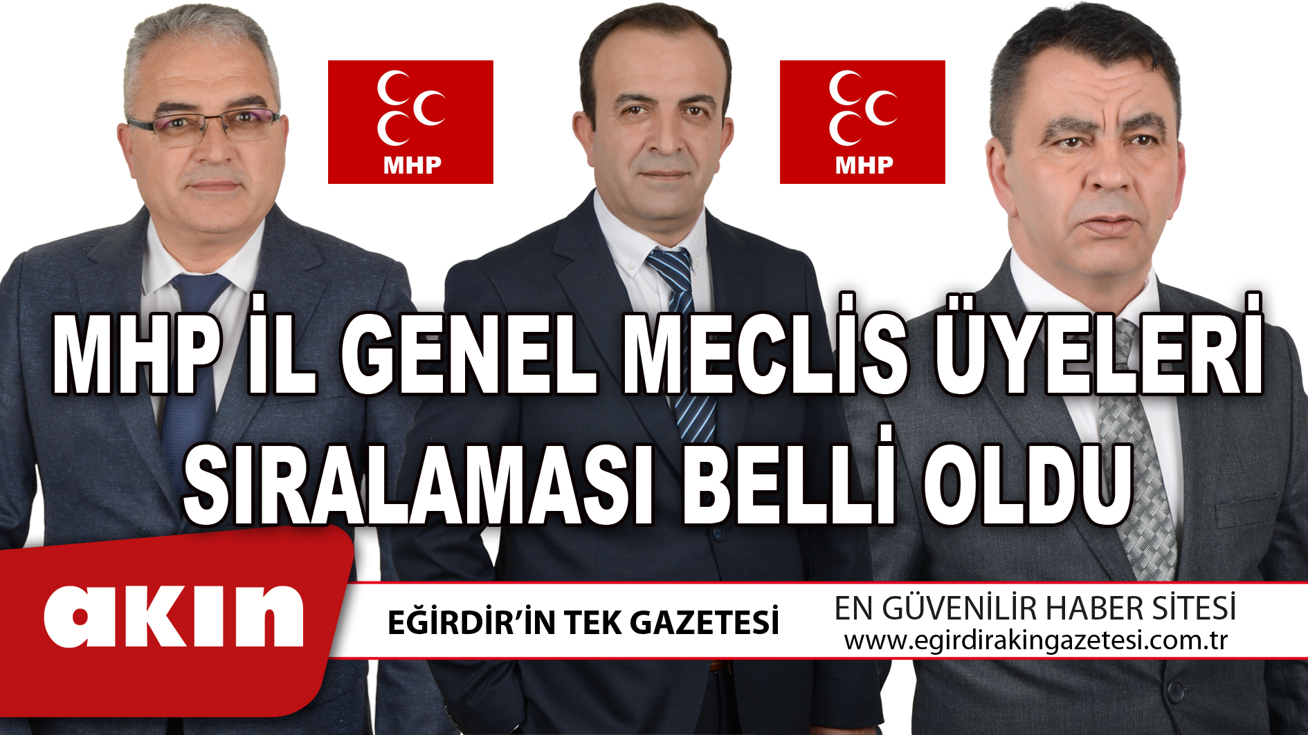 MHP İL GENEL MECLİS ÜYELERİ SIRALAMASI BELLİ OLDU