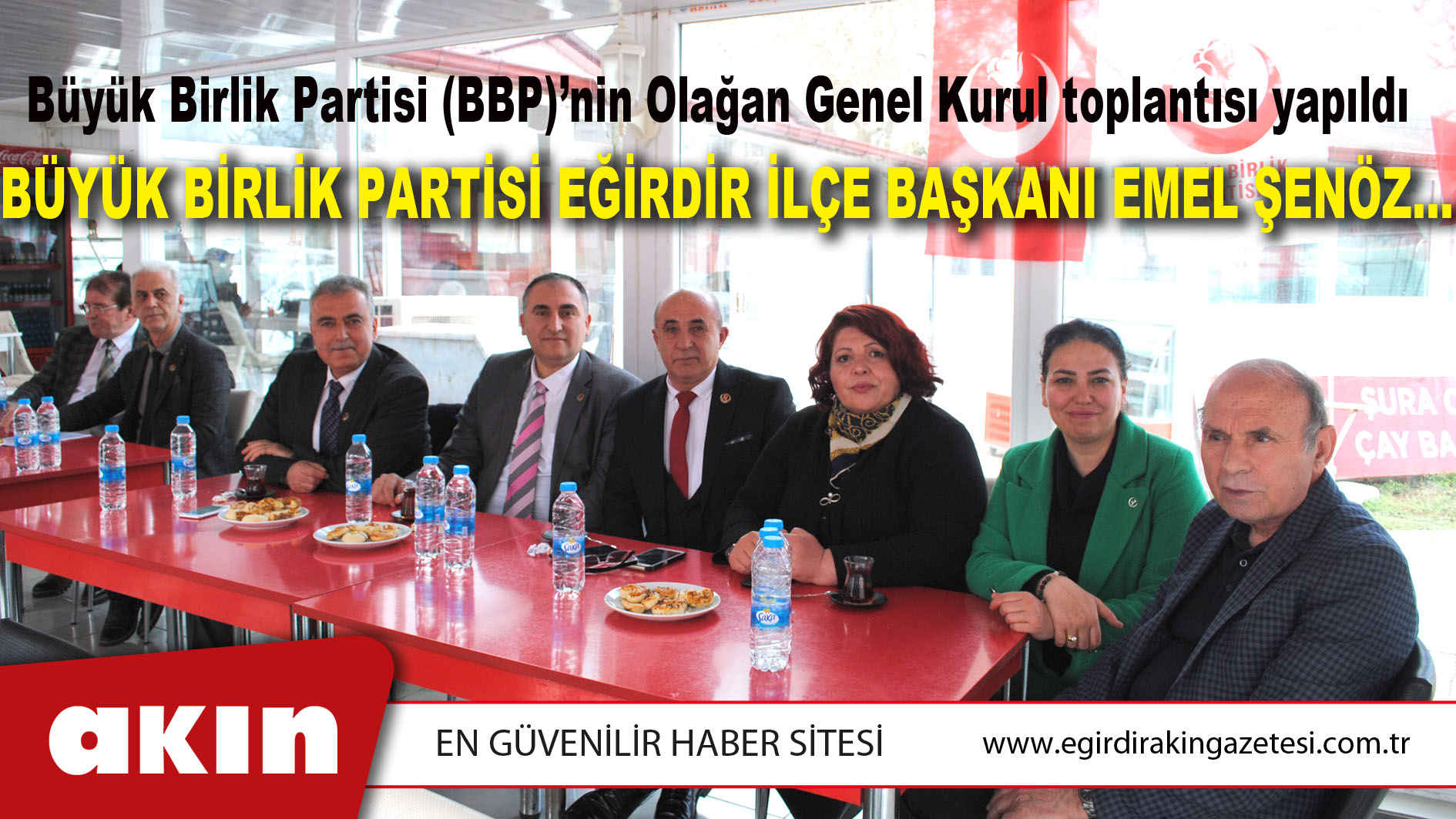 BÜYÜK BİRLİK PARTİSİ EĞİRDİR İLÇE BAŞKANI EMEL ŞENÖZ…