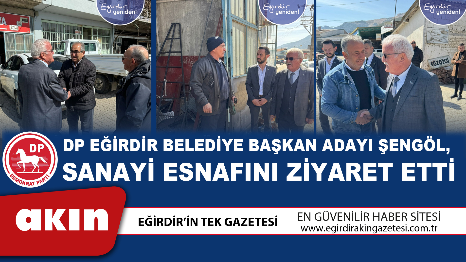 Şengöl, Sanayi Esnafını Ziyaret Etti