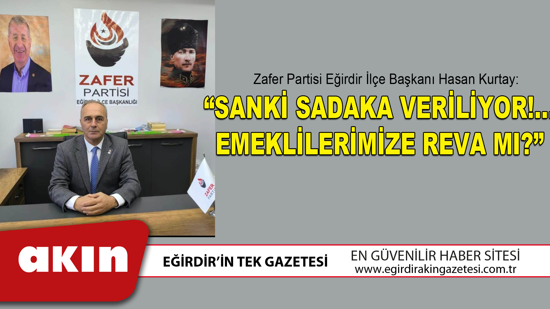 SANKİ  SADAKA  VERİLİYOR!...