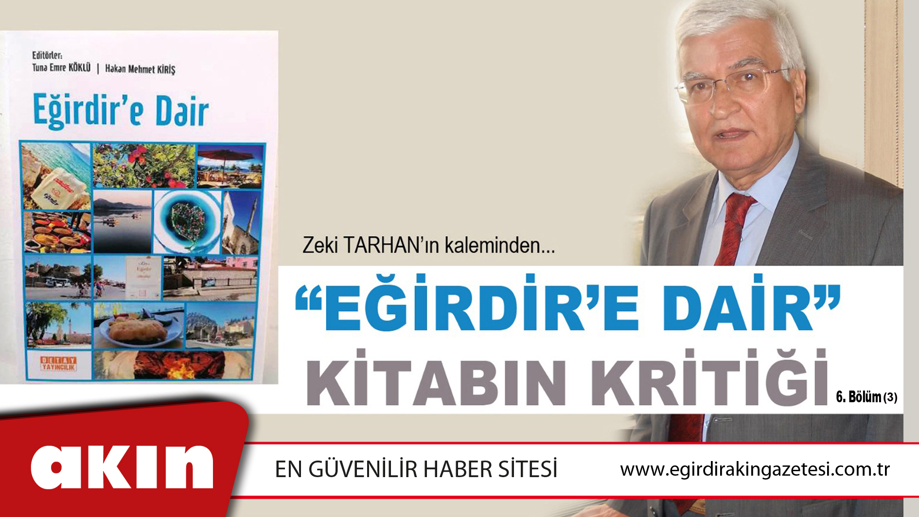 “EĞİRDİR’E DAİR” KİTAP KRİTİĞİ…(6. Bölüm-3)