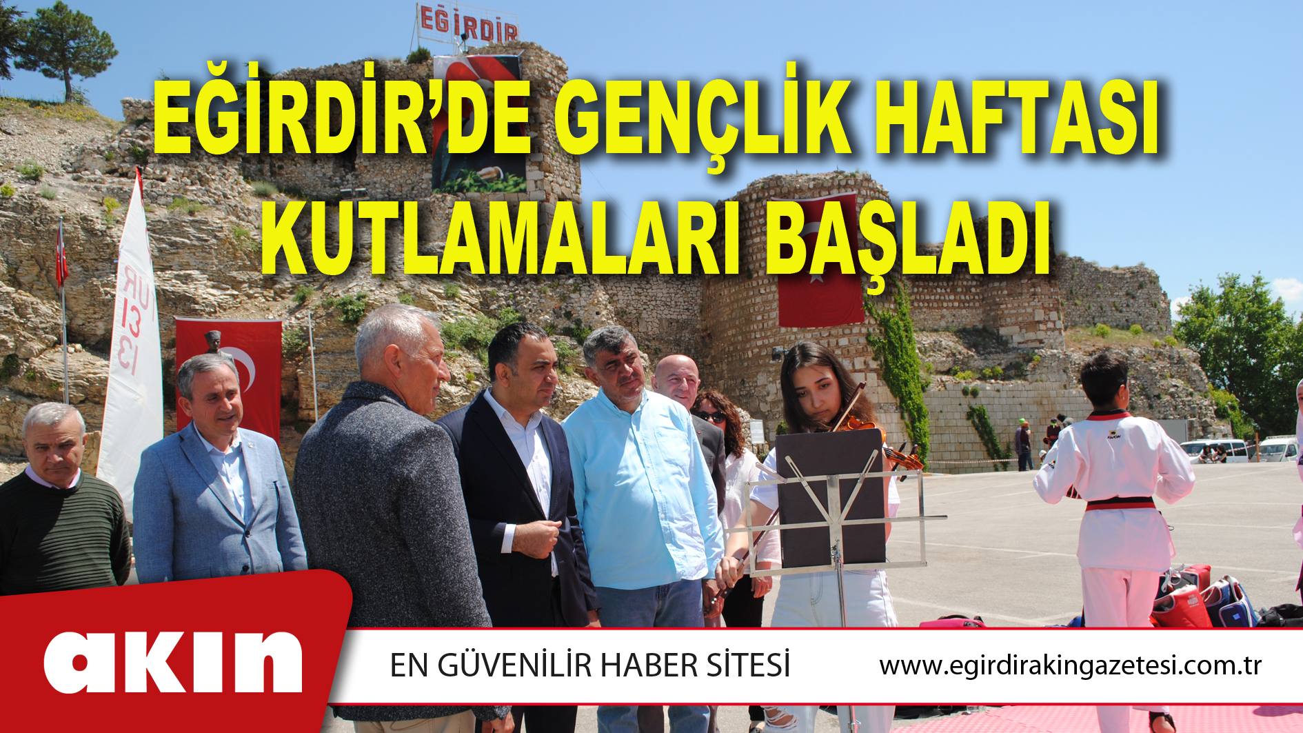 EĞİRDİR’DE GENÇLİK HAFTASI KUTLAMALARI BAŞLADI