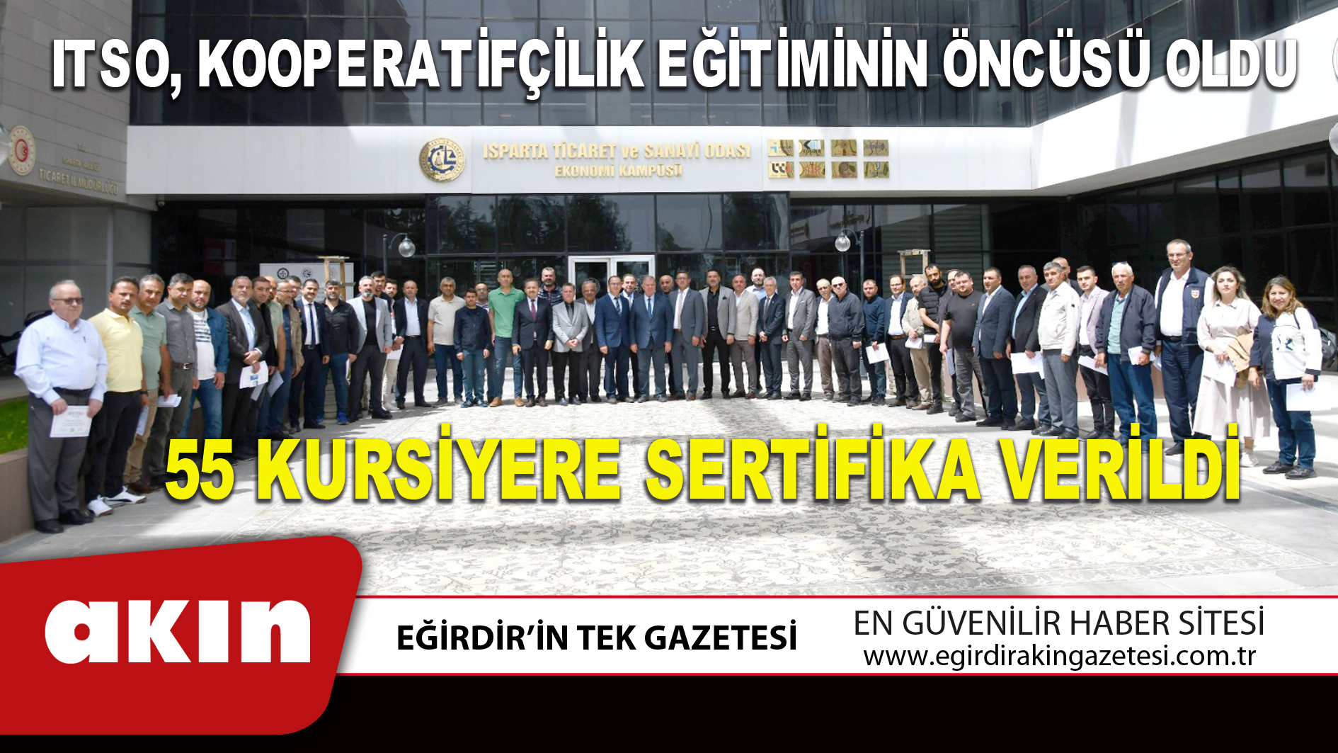 ITSO KOOPERATİFÇİLİK EĞİTİMİNİN ÖNCÜSÜ OLDU