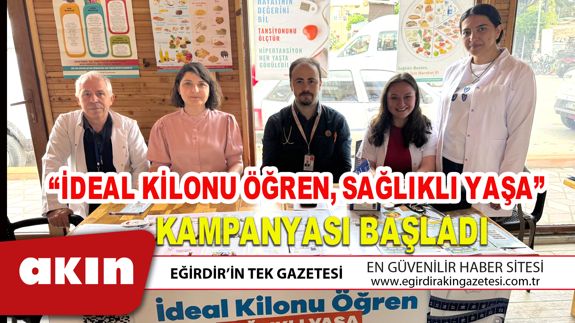 eğirdir haber,akın gazetesi,egirdir haberler,son dakika,İDEAL KİLONU ÖĞREN SAĞLIKLI YAŞA KAMPANYASI BAŞLADI