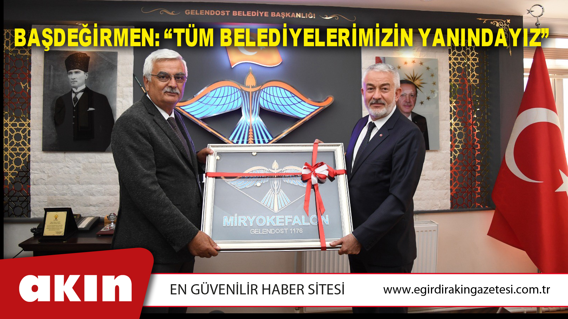 Başdeğirmen: “Tüm Belediyelerimizin Yanındayız”