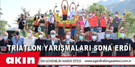 TRİATLON YARIŞMALARI SONA ERDİ