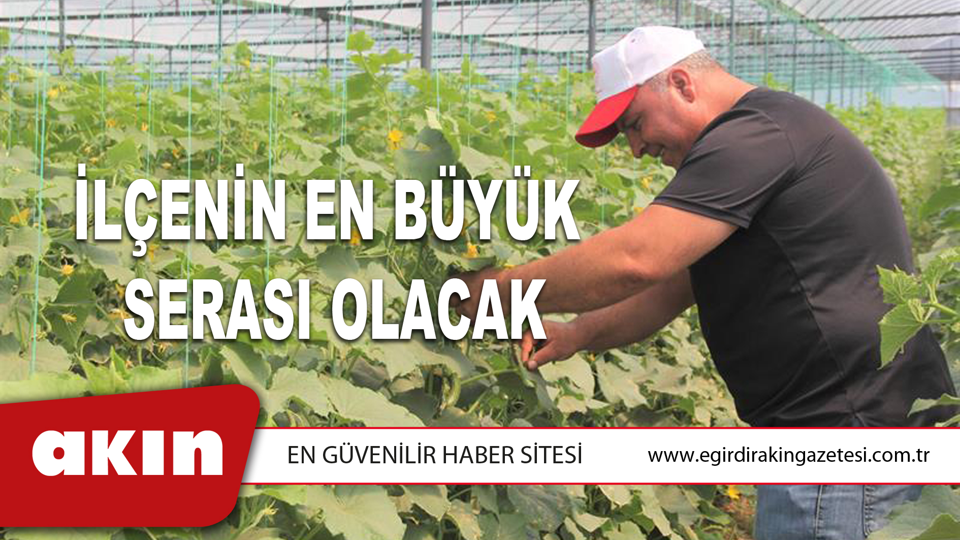 eğirdir haber,akın gazetesi,egirdir haberler,son dakika,İlçenin En Büyük Serası Olacak