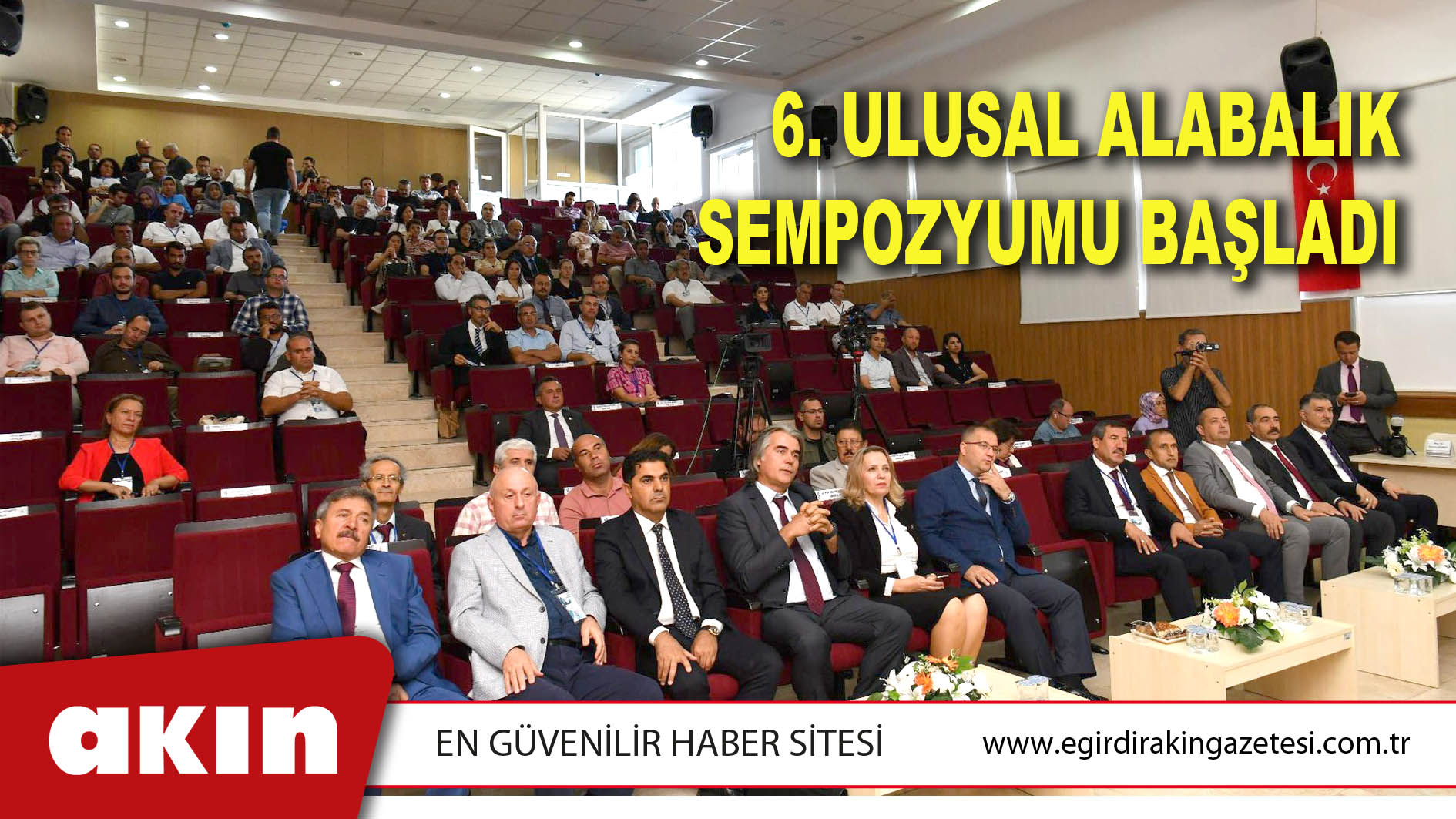 6. Ulusal Alabalık Sempozyumu Başladı