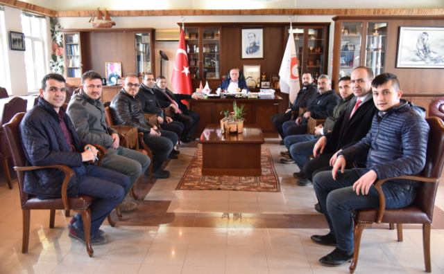 Başkan Adaylarından Başkan Şengöl'e Ziyaret