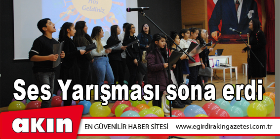 Ses Yarışması sona erdi