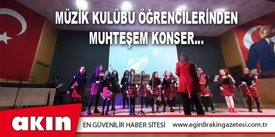 Müzik Kulübü Öğrencilerinden Muhteşem Konser…