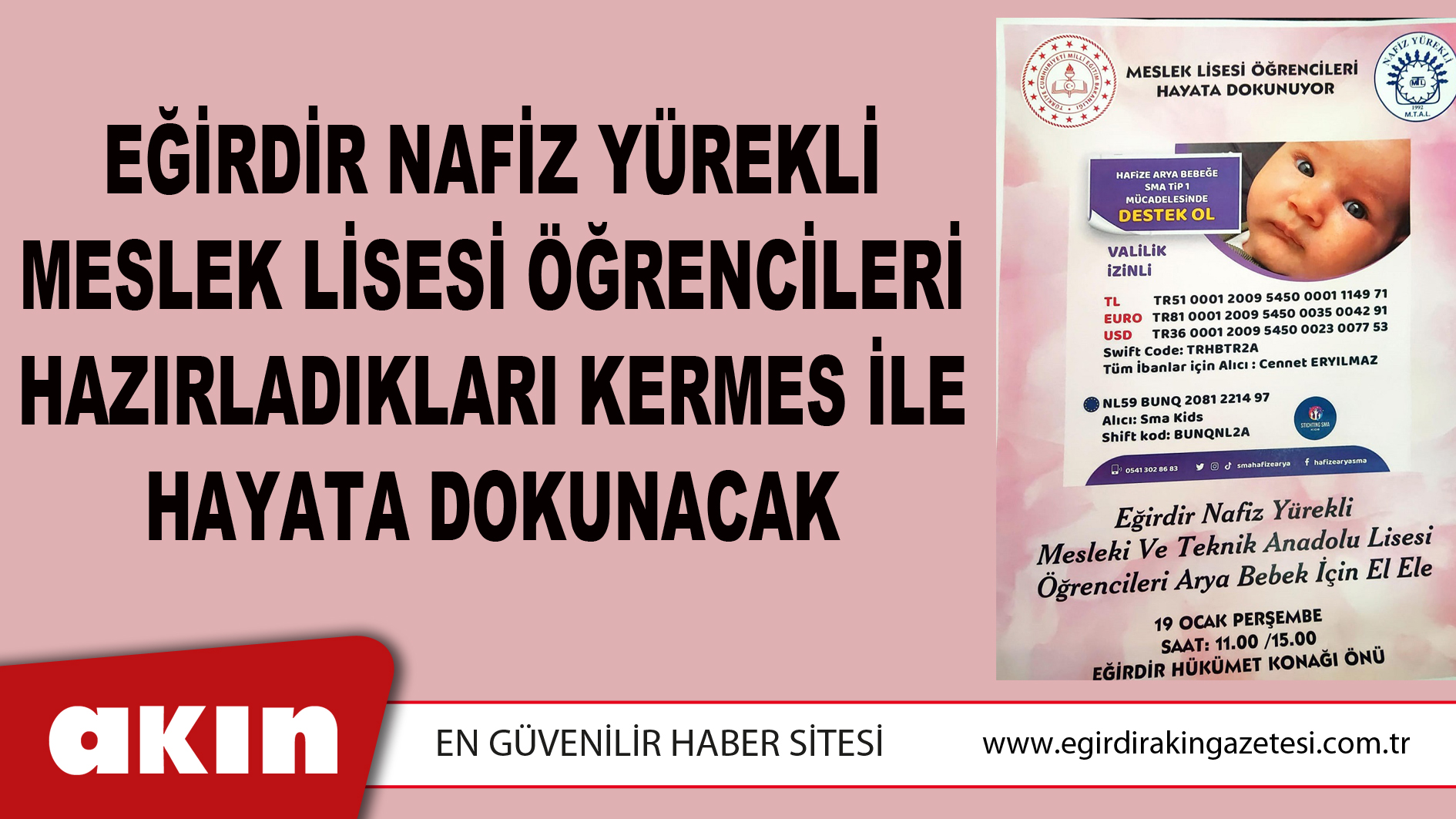 Eğirdir Nafiz Yürekli Meslek Lisesi Öğrencileri Hazırladıkları Kermes İle Hayata Dokunacak