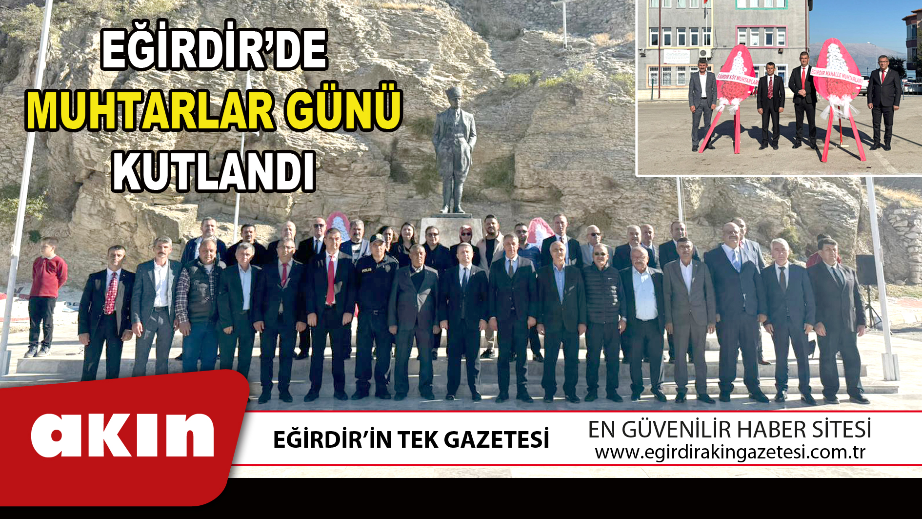 EĞİRDİR’DE MUHTARLAR GÜNÜ KUTLANDI