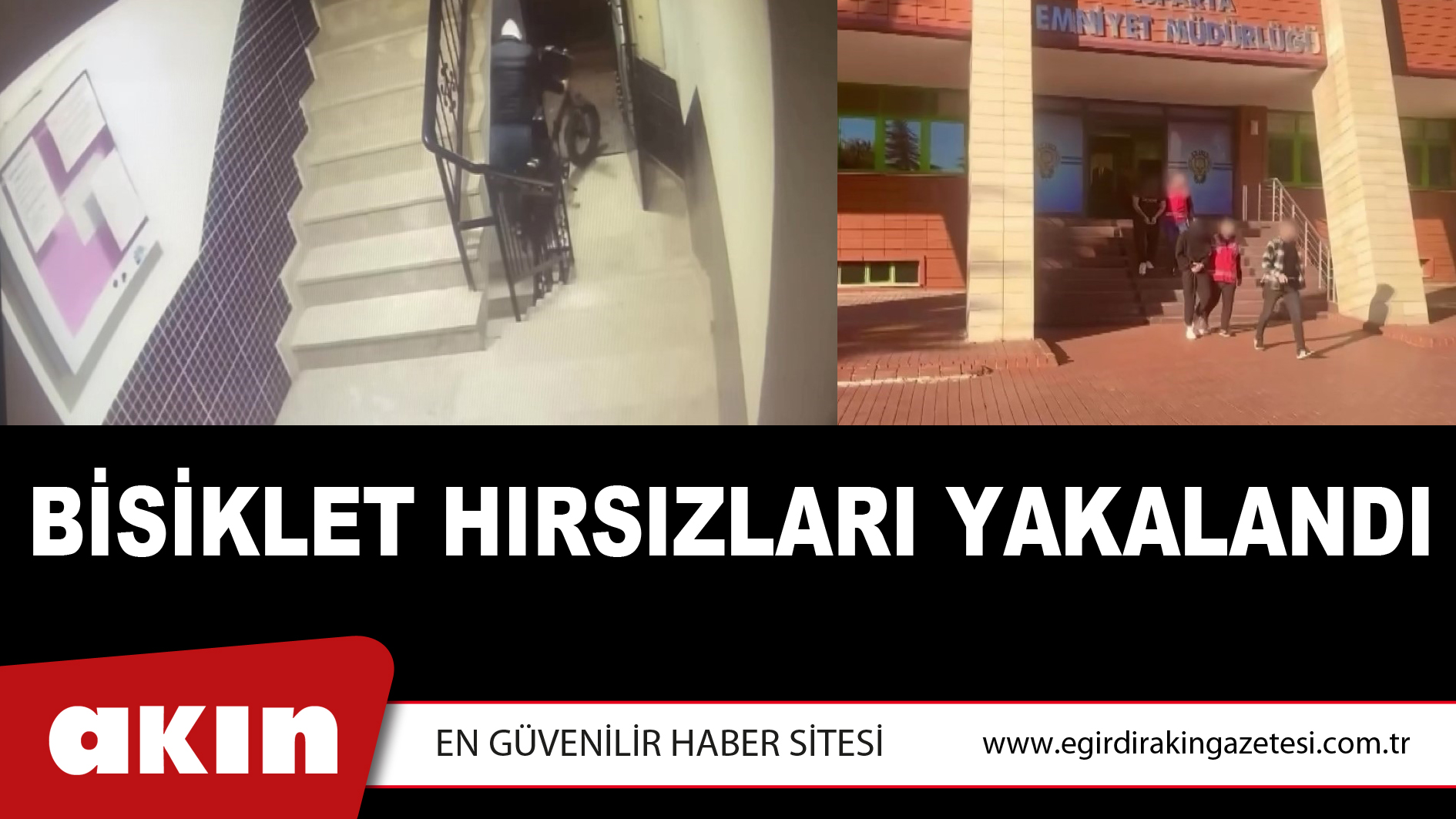 BİSİKLET HIRSIZLARI YAKALANDI