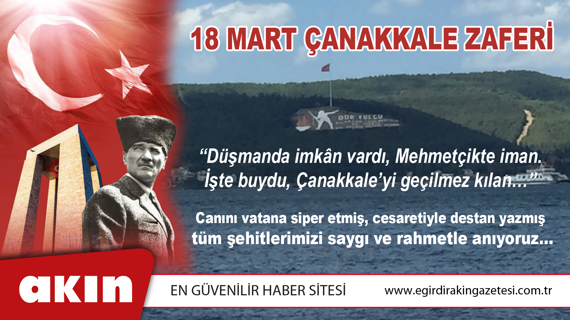 18 MART ÇANAKKALE ZAFERİ