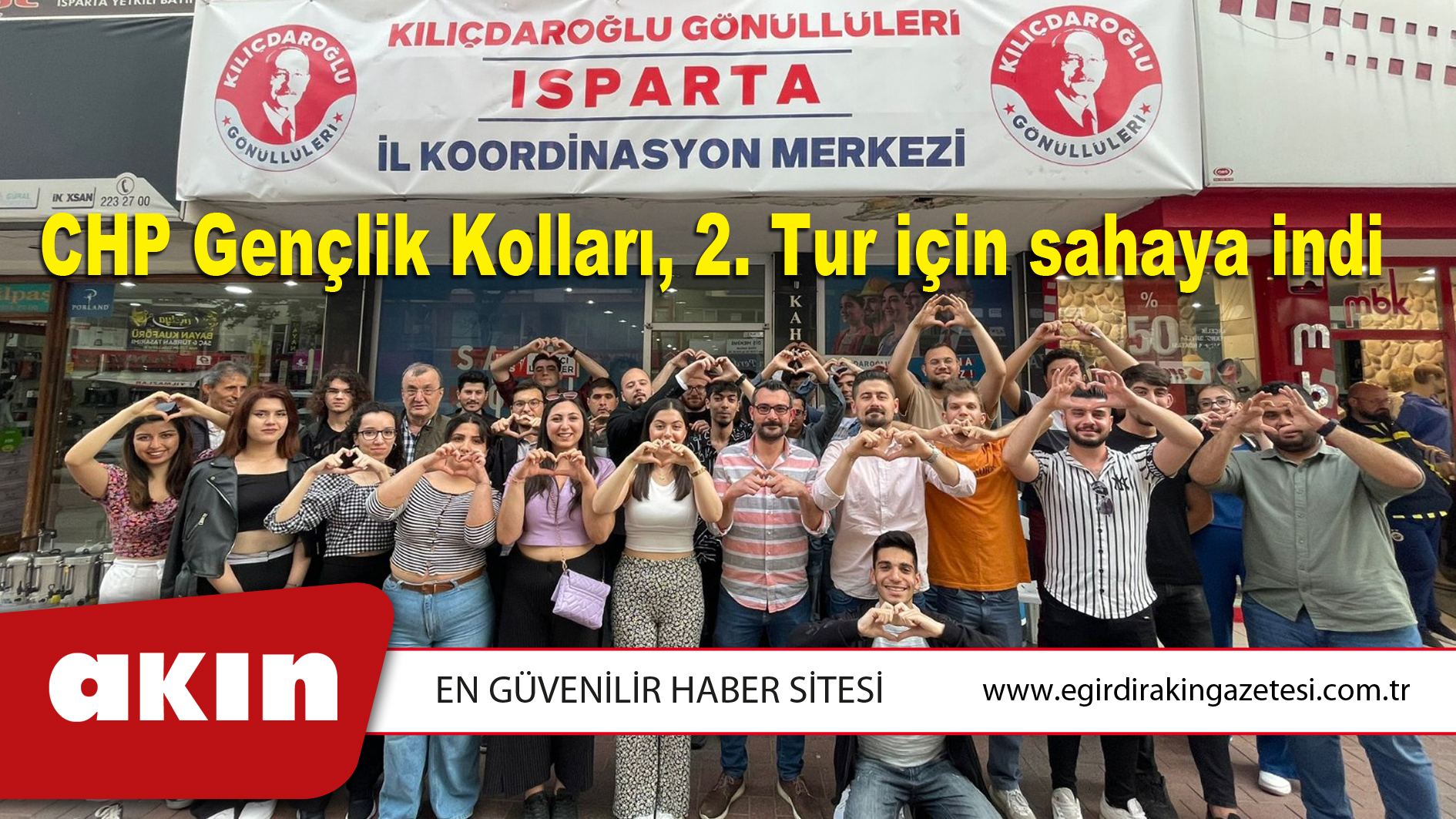 CHP Gençlik Kolları, 2. Tur için sahaya indi 