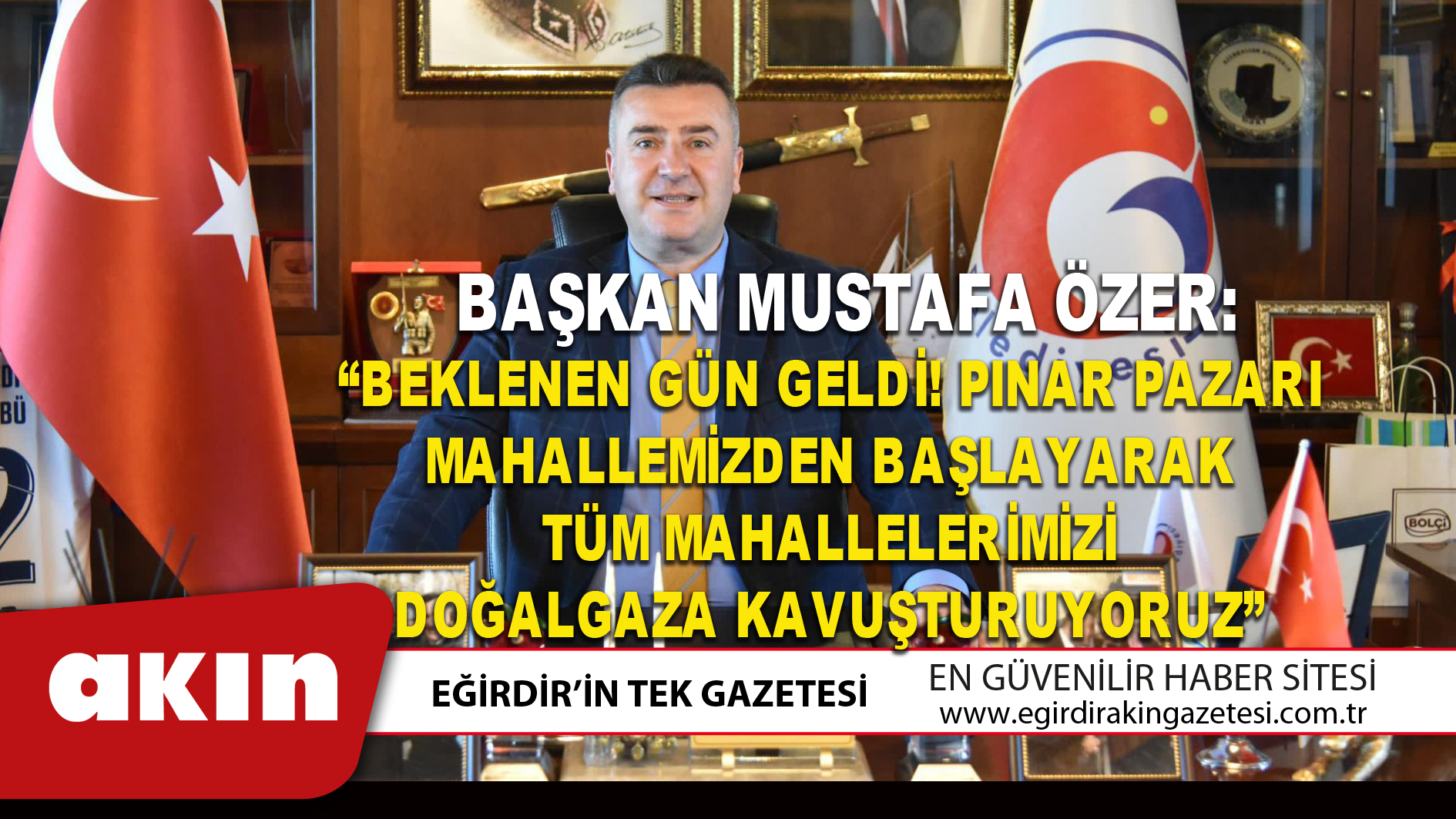 BAŞKAN MUSTAFA ÖZER BEKLENEN GÜN GELDİ PINAR PAZARI MAHALLEMİZDEN BAŞLAYARAK TÜM MAHALLELERİMİZİ DOĞALGAZA KAVUŞTURUYORUZ