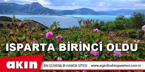 Isparta Birinci Oldu