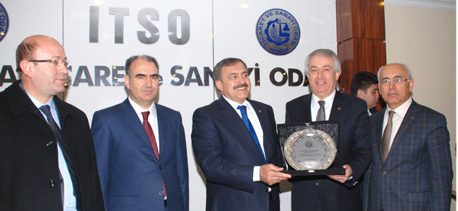Bakan Eroğlu, ITSO'yu ziyaret etti
