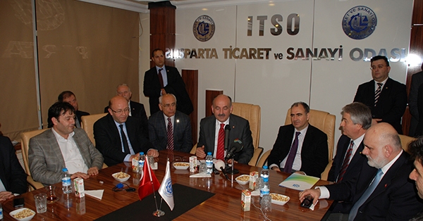 ITSO Başkanı Başdeğirmen, Sağlık Bakanı Müezzinoğlu'na özel sektörün sorunlarını anlattı