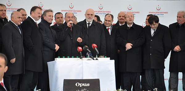 Isparta Şehir Hastanesinin Temeli Atıldı