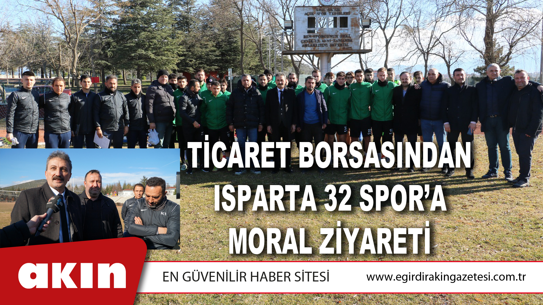 Ticaret Borsasından Isparta 32 Spor’a Moral Ziyareti