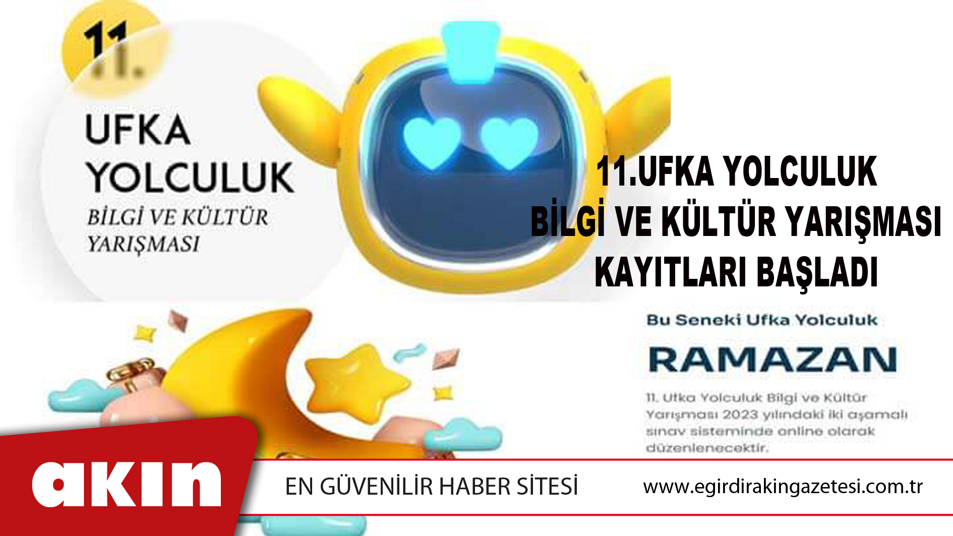 11.Ufka Yolculuk Bilgi Ve Kültür Yarışması Kayıtları Başladı