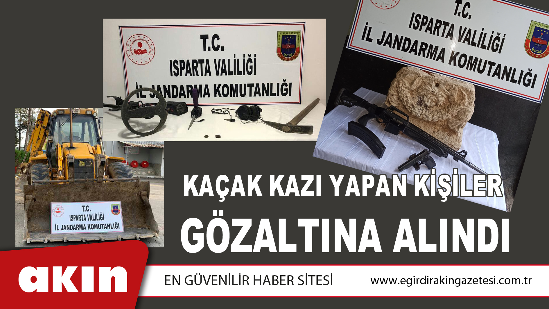 Kaçak Kazı Yapan Kişiler Gözaltına Alındı