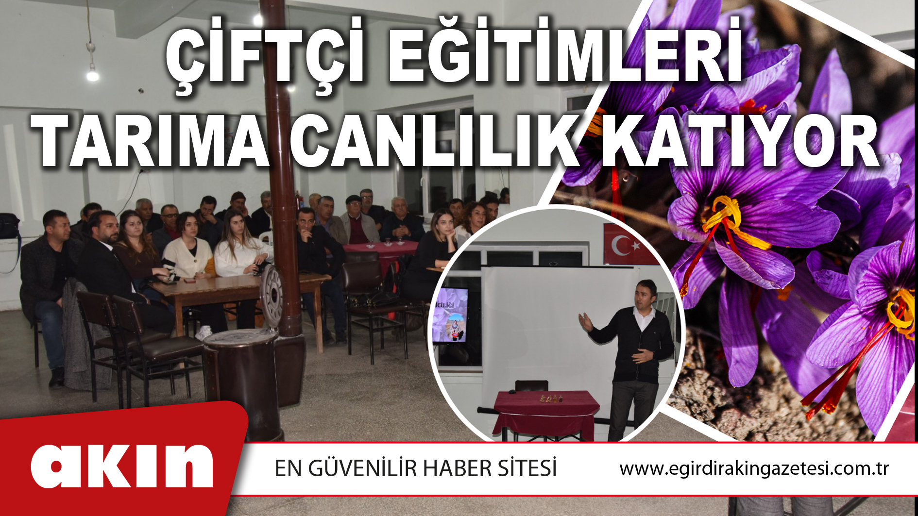 ÇİFTÇİ EĞİTİMLERİ TARIMA CANLILIK KATIYOR