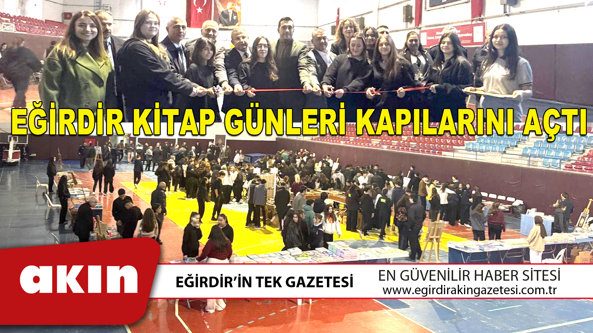 eğirdir haber,akın gazetesi,egirdir haberler,son dakika,EĞİRDİR KİTAP GÜNLERİ KAPILARINI AÇTI