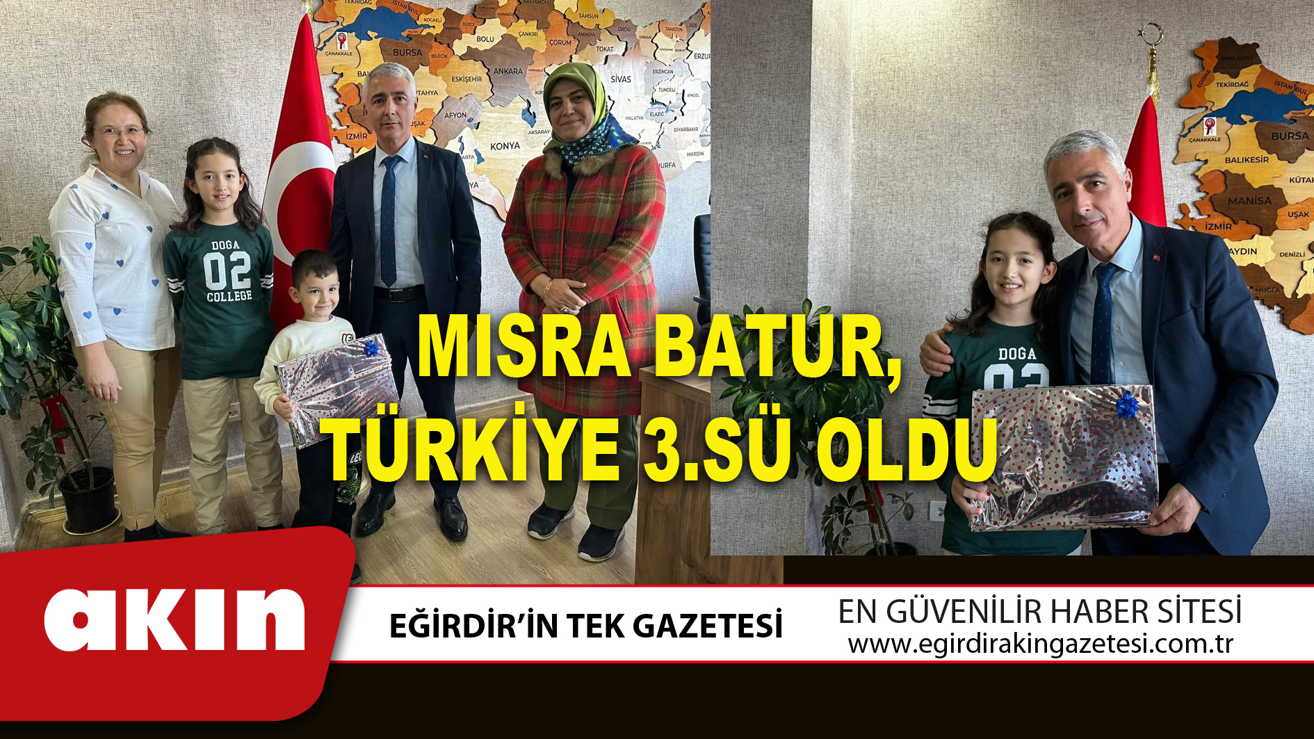 MISRA BATUR TÜRKİYE 3.SÜ OLDU