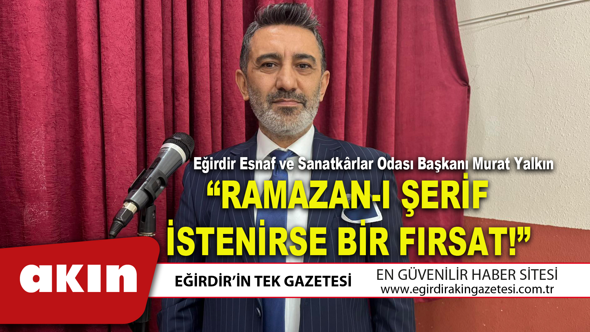 RAMAZAN-I ŞERİF İSTENİRSE BİR FIRSAT!