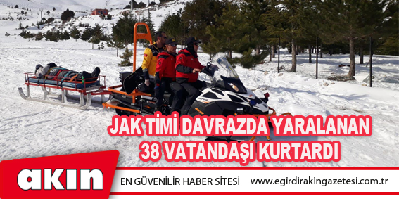 JAK Timi Davraz’da Yaralanan 38 Vatandaşı Kurtardı