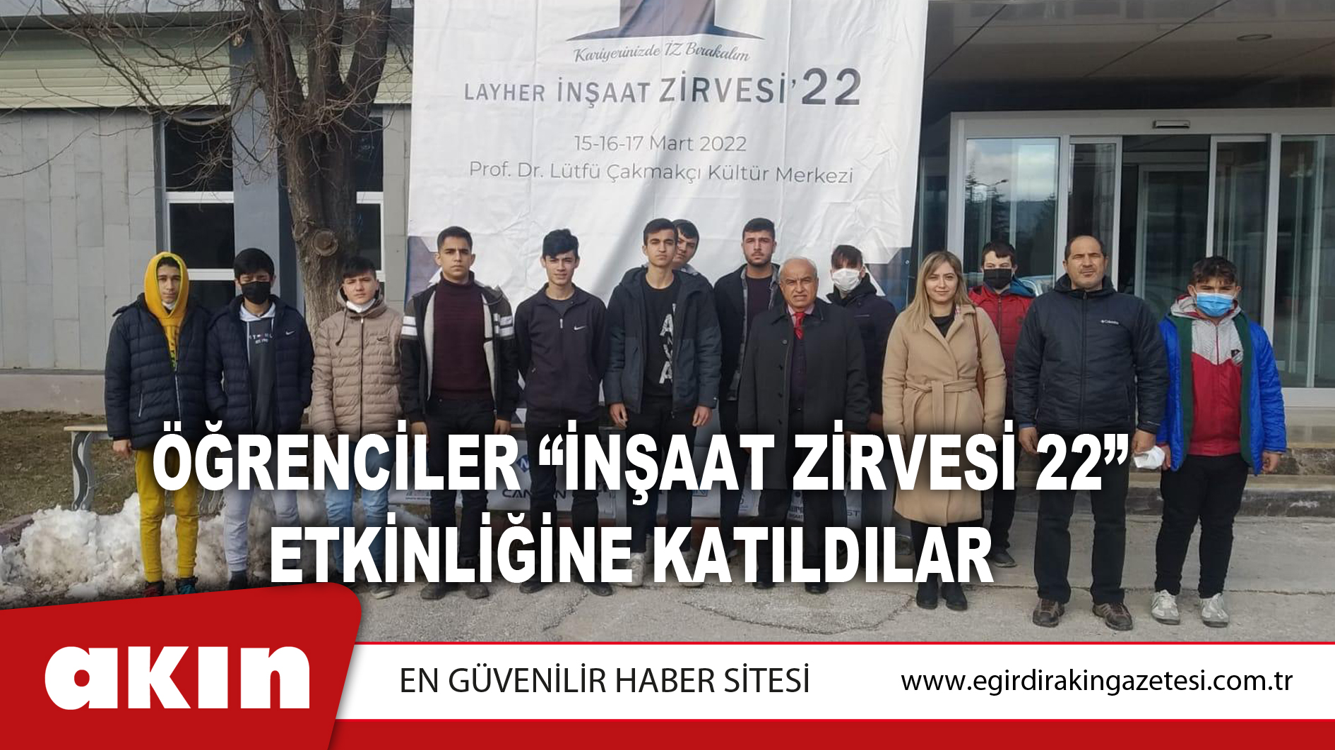Öğrenciler “İnşaat Zirvesi 22” Etkinliğine Katıldılar 