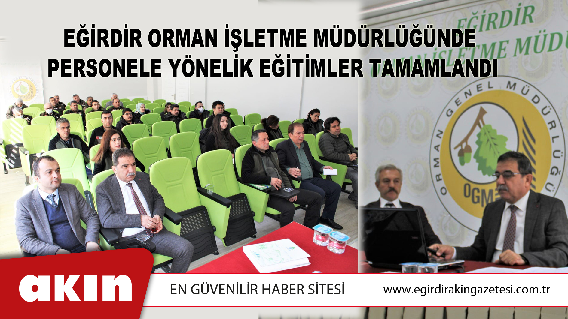 Eğirdir Orman İşletme Müdürlüğünde  Personele Yönelik Eğitimler Tamamlandı