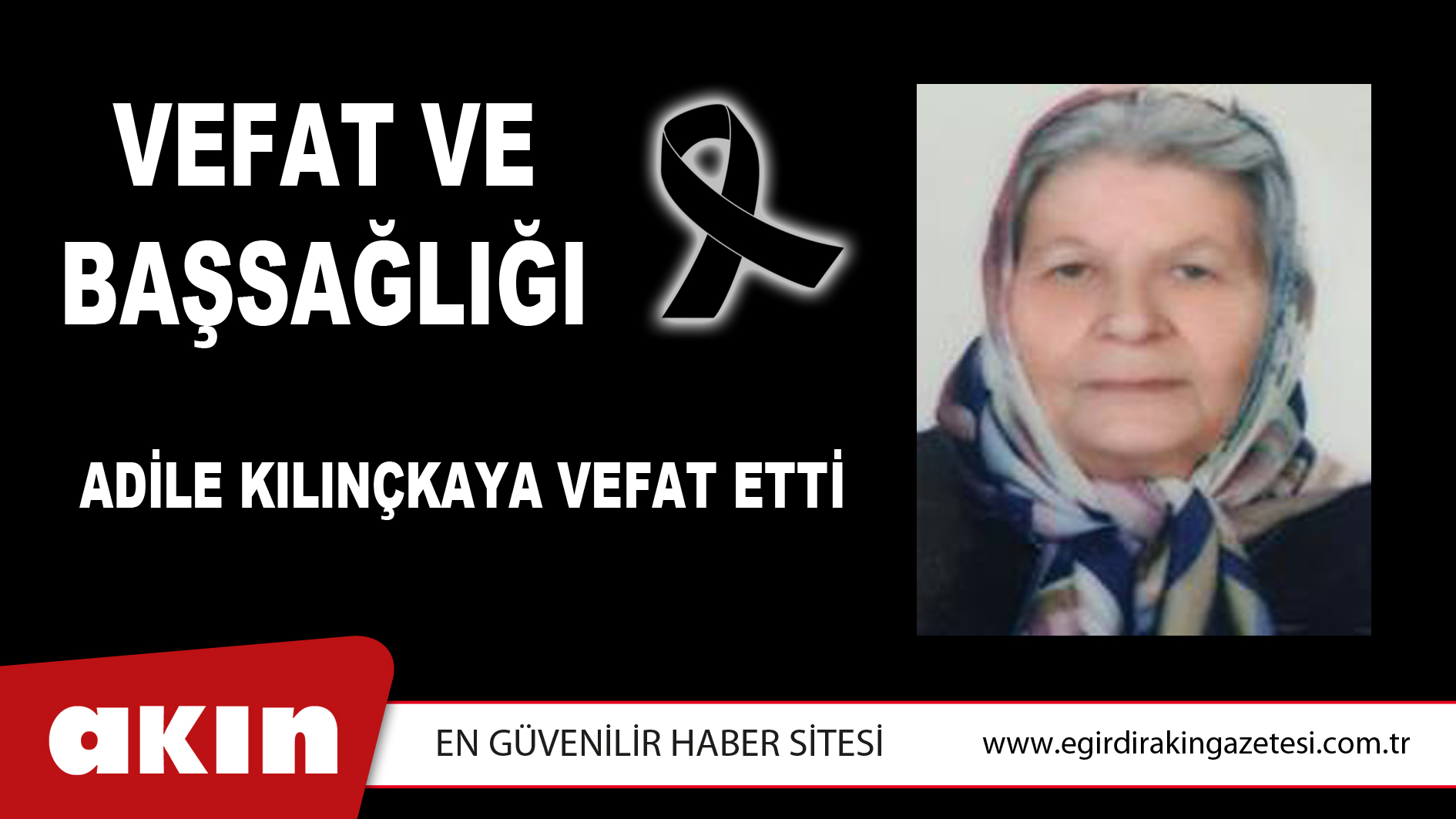 VEFAT ve BAŞSAĞLIĞI