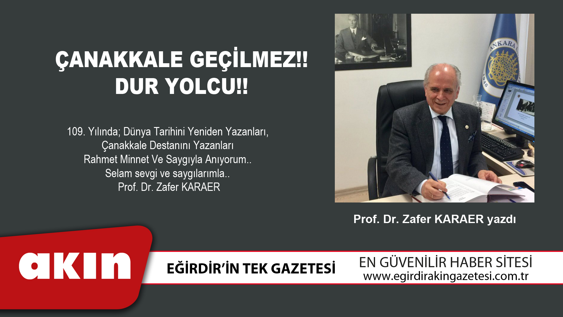 ÇANAKKALE GEÇİLMEZ!!