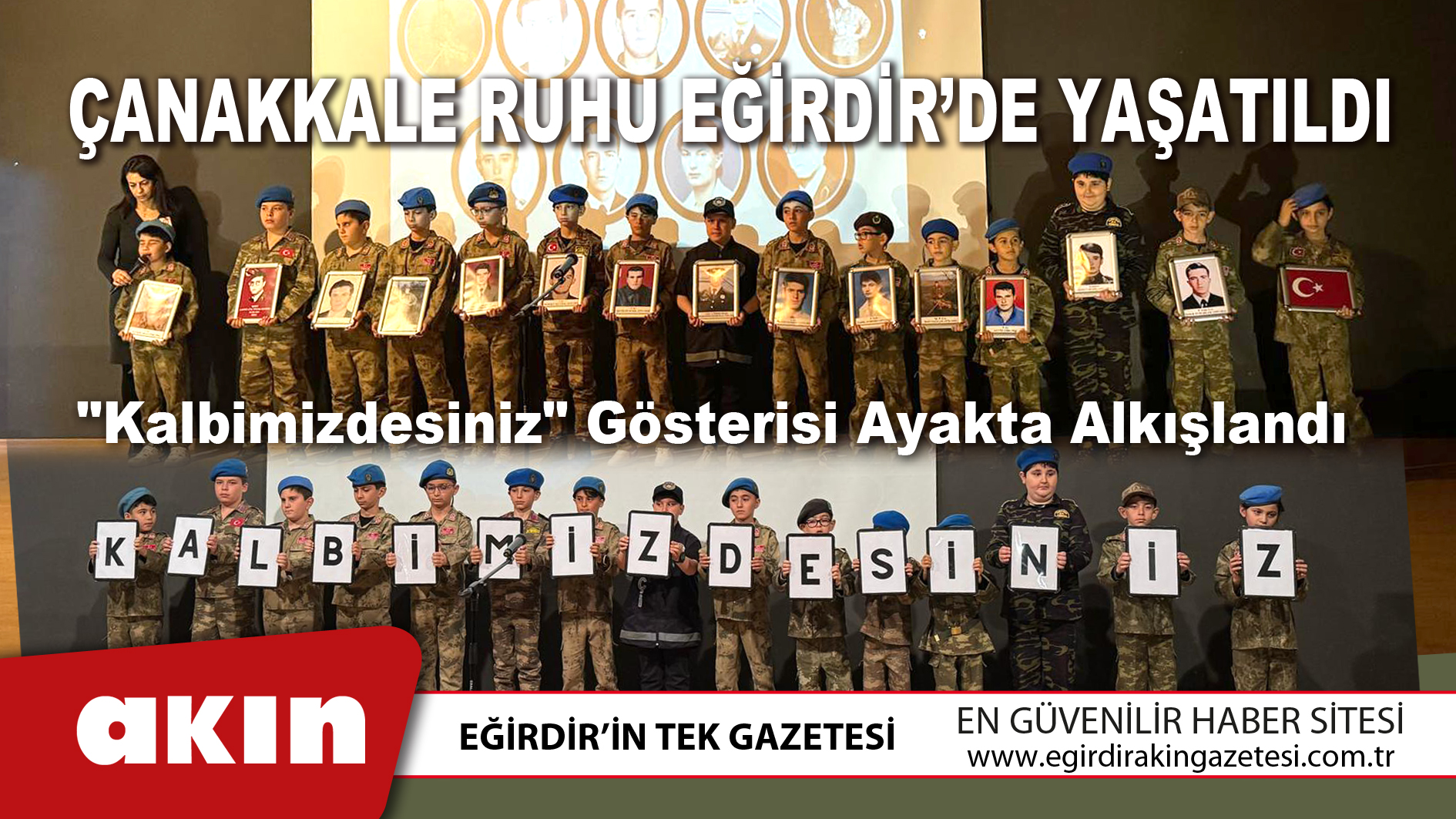 Çanakkale Ruhu Eğirdir’de Yaşatıldı