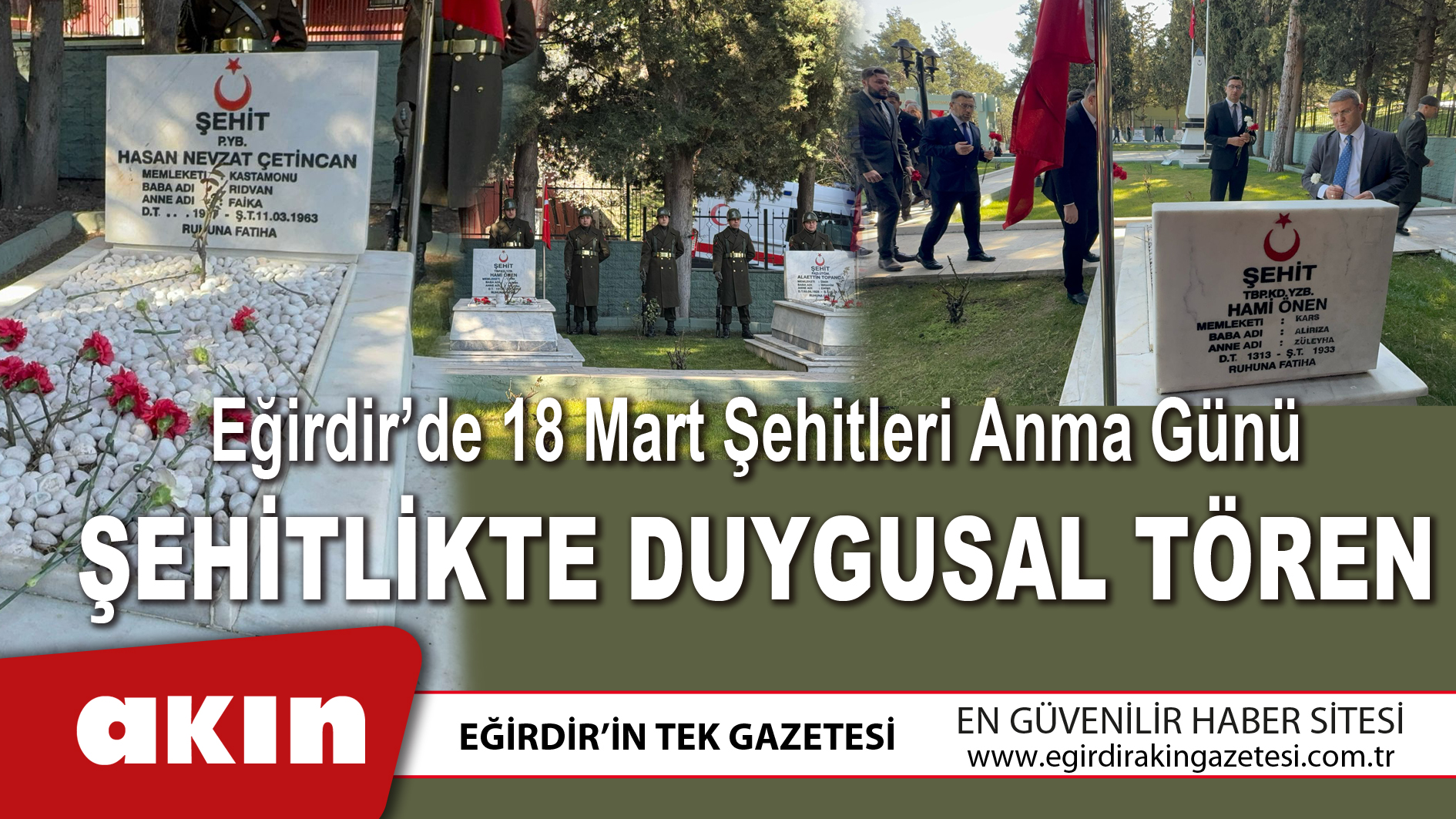 Eğirdir’de 18 Mart Şehitleri Anma Günü