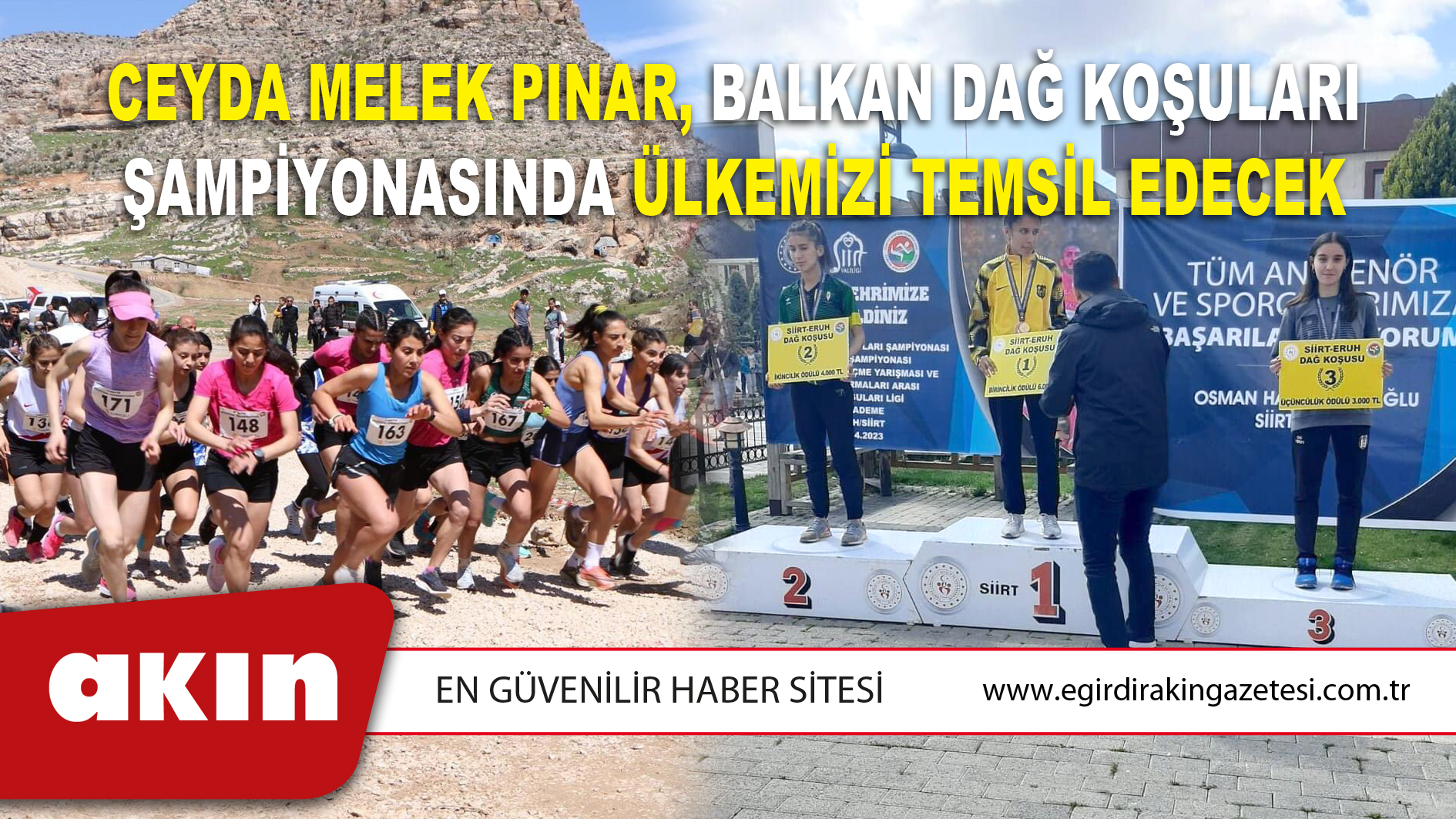 Ceyda Melek Pınar, Balkan Dağ Koşuları Şampiyonasında Ülkemizi Temsil Edecek