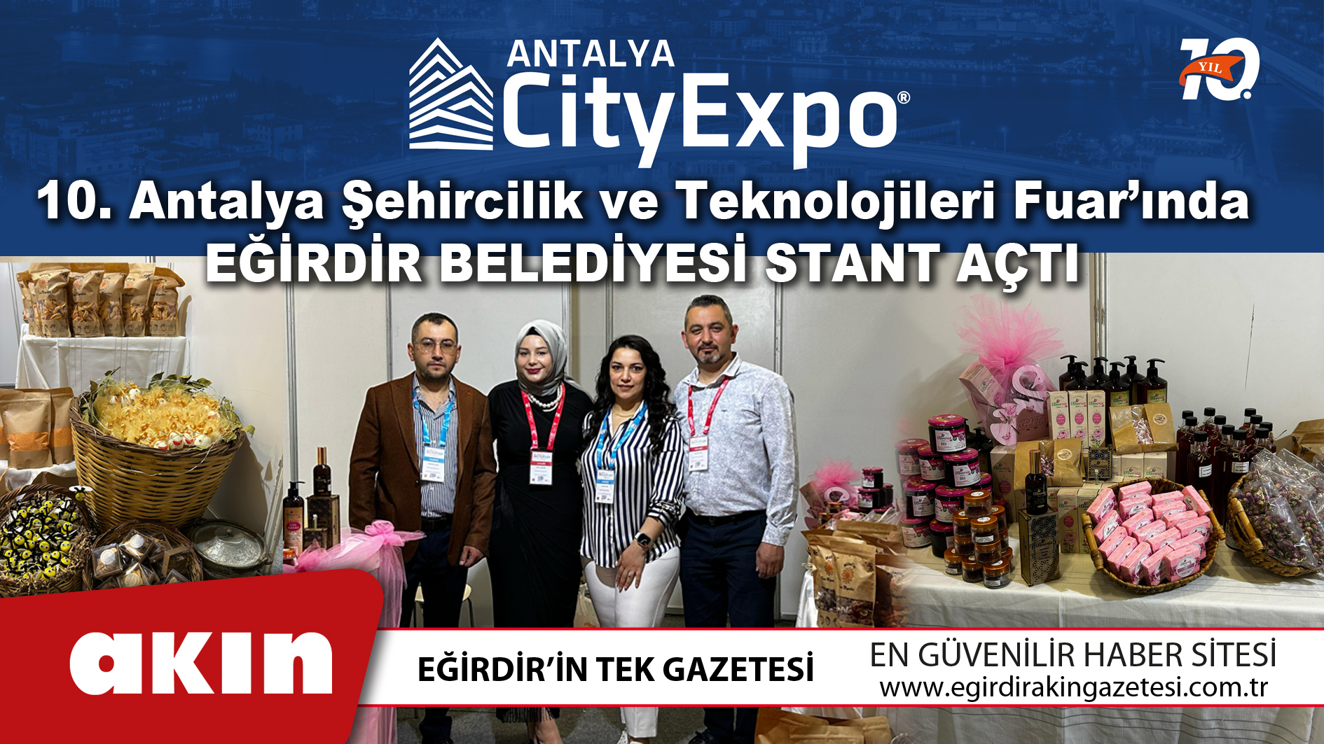 Eğirdir Belediyesi Stant Açtı