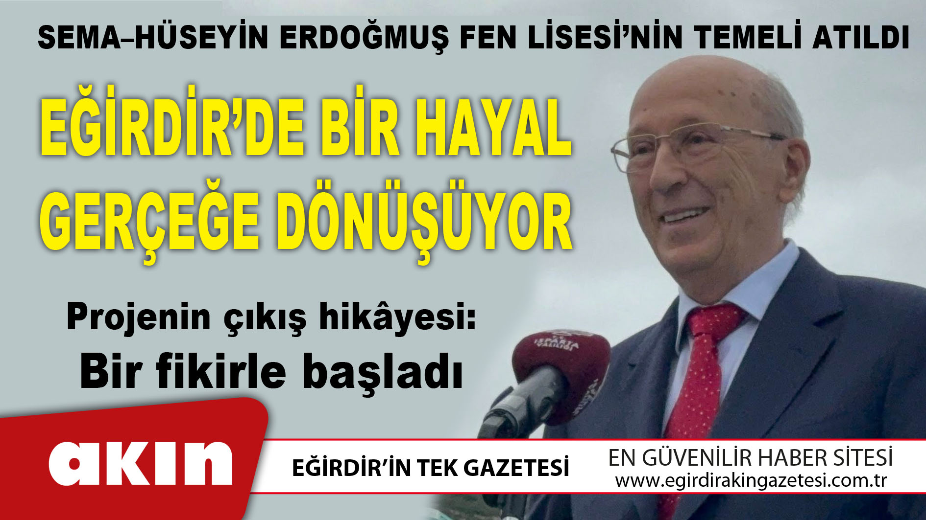 Eğirdir’de Bir Hayal Gerçeğe Dönüşüyor