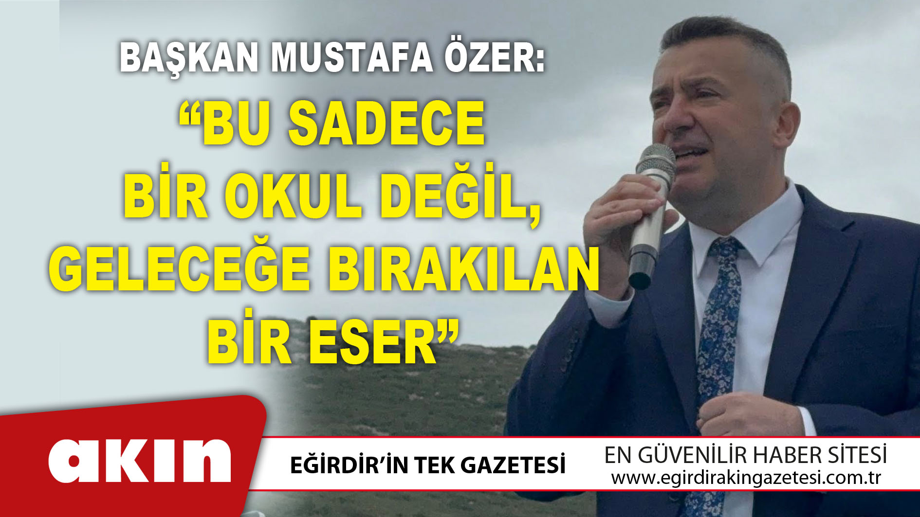 Bu Sadece Bir Okul Değil Geleceğe Bırakılan Bir Eser