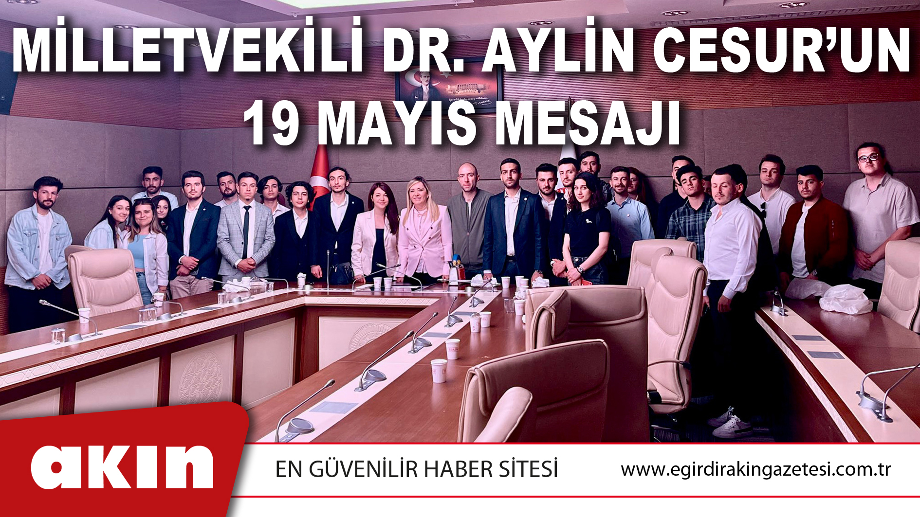 MİLLETVEKİLİ DR. AYLİN CESUR’UN 19 MAYIS MESAJI
