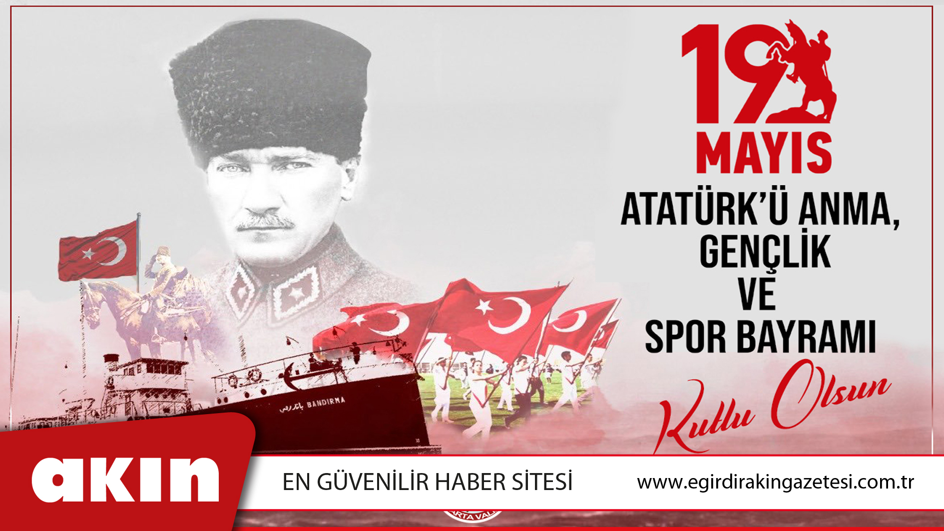 Isparta Vali Vekili Hamdullah Suphi Özgödek’in 19 Mayıs Atatürk’ü Anma, Gençlik ve Spor Bayramı Mesajı