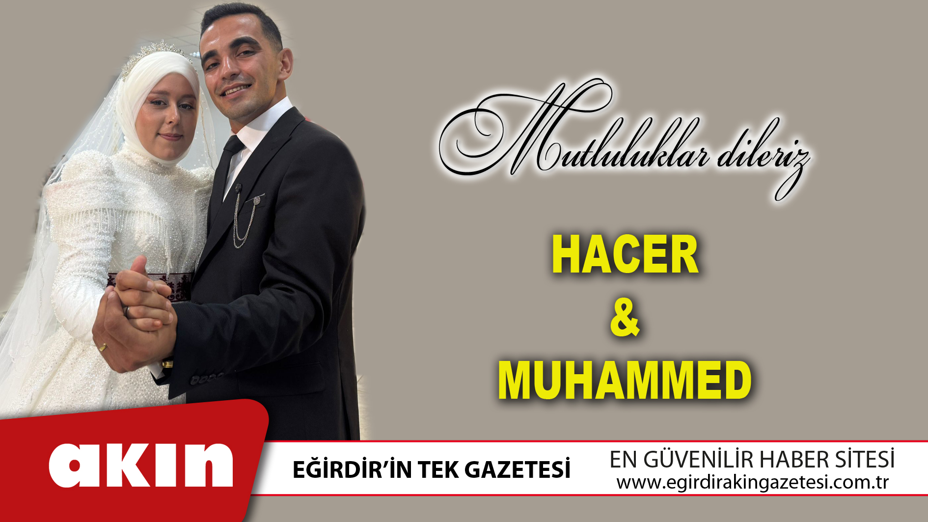 Hacer ile Muhammed Dünyaevine Girdi