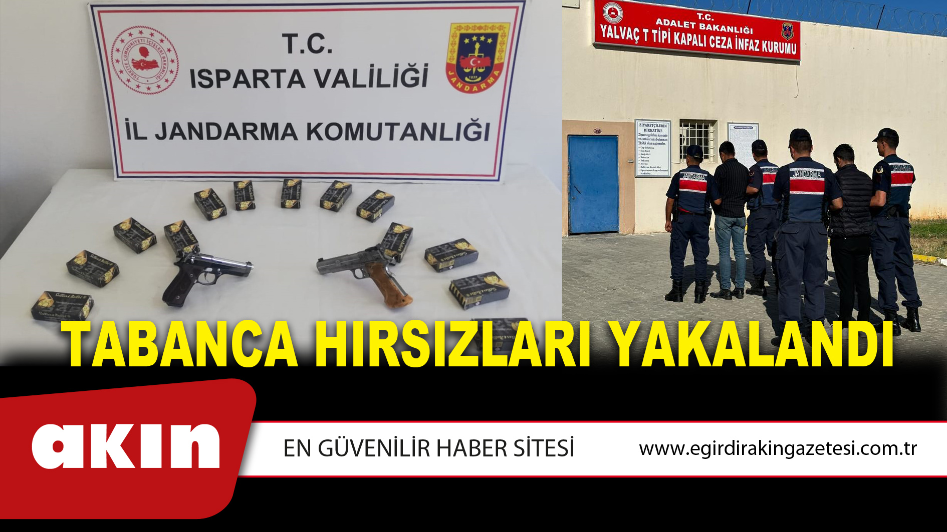 Tabanca Hırsızları Yakalandı